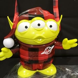 Alien Plaid Pizza Planet Popcorn Bucket